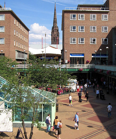 Image:Coventry precinct and spire.jpg