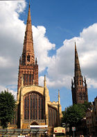 Two of Coventry's "three spires"