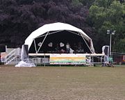 A stage at the Godiva Festival 2007