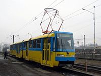 Tram in Kiev.
