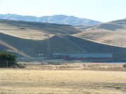 The San Luis Dam near Los Banos, California is an embankment dam.