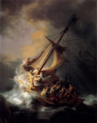 Christ in the Storm on the Lake of Galilee, 1633. Oil on canvas.