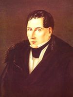 Diego Portales (1793-1837), Founder of the Chilean State and creator of the Constitution of 1833.