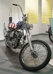 Replica of the "Captain America" bike from the film Easy Rider