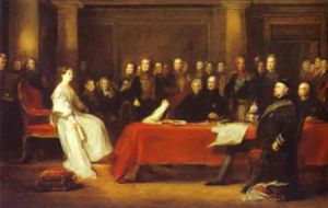 Victoria held her first Privy Council meeting on the day of her accession in 1837.