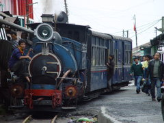 The Darjeeling Himalayan Railway is a World Heritage Site, and one of the few steam engines in operation in India.