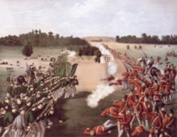 The Battle of Ridgeway, 1866.
