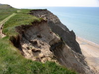 North Sea cliff