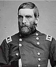 Grenville M. Dodge wearing a major general's uniform