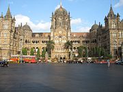 The Victoria Terminus, headquarters of the Central Railway, is a UNESCO World Heritage Site