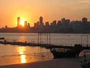Chowpatty is one of the most famous beaches of Mumbai and a prime spot for Mumbai's roadside cuisine