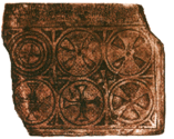 Kulin Ban's plate found in Biskupići, near Visoko.