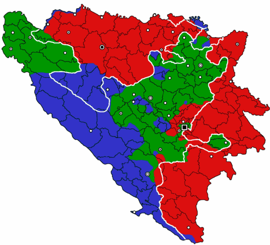 Image:BiH territory posession just before Dayton correction.png