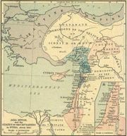 Asia Minor and the Crusader states around 1140