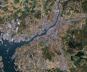 Gothenburg viewed from space