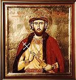 Rastislav as an Orthodox Saint (modern depiction)