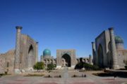 Registan complex in Samarkand, Timur's capital
