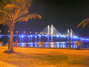 Aracaju-Barra Bridge in Sergipe state, Brazil.