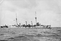 HMAS Pioneer off East Aftica in 1916