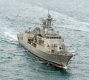 HMAS Anzac operating in support of Operation Enduring Freedom