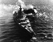 USS Iowa during the Korean War.