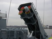 An Armored Box Launcher on USS New Jersey.