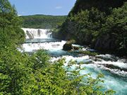 Waterfalls on Una River ,Bosnia and Herzegovina