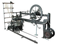 The only surviving example of a Spinning Mule built by the inventor Samuel Crompton