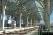 Gare do Oriente Railway Station, Lisbon, by Santiago Calatrava.