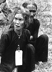 Peasants suspected of being communists under detention of U.S. army, 1966