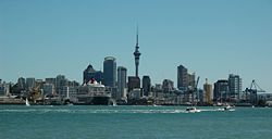 Auckland CBD skyline from Devonport