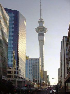 The Sky Tower is the tallest free-standing structure in the Southern Hemisphere at 328 m.