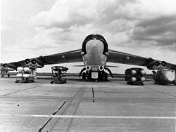 Long-range bomber aircraft, such as the B-52 Stratofortress, allowed for a wide range of "strategic" nuclear forces to be deployed.