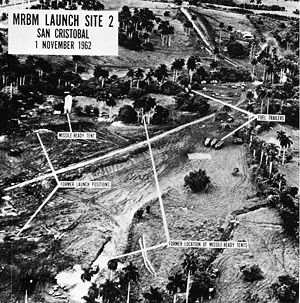 U-2 photographs revealed that the Soviet Union was stationing nuclear missiles on the island of Cuba in 1962 , beginning the Cuban Missile Crisis.