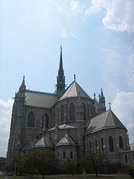 Cathedral of the Sacred Heart, one of the largest gothic cathedrals in the U.S.