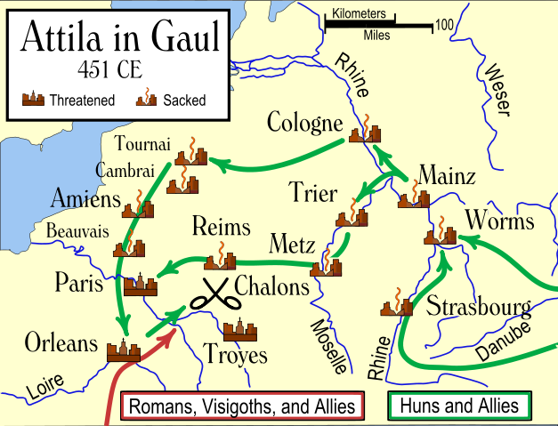 Image:Attila in Gaul 451CE.svg