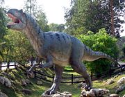 Allosaurus model in Poland.