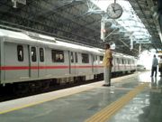 The New Delhi Metro railway