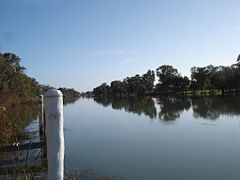The Darling river at Wentworth, New South Wales