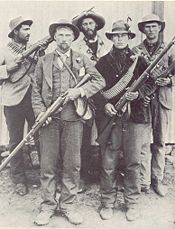 Boer guerillas during the Second Boer War.