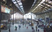 The trainshed at Paris Gare de Lyon.