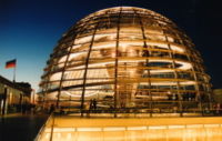 Reichstag dome at night
