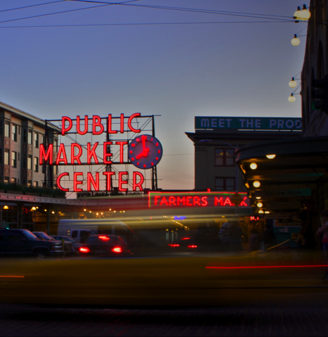 Image:Pike Place Market At Dusk.png
