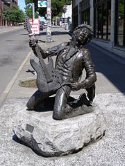 Jimi Hendrix, born in Seattle
