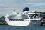 Almost two hundred cruise ship visits brought an estimated 750,000 passengers to Seattle in 2007.