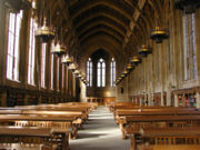 Inside Suzzallo Library, University of Washington campus
