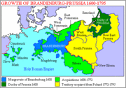 Growth of Brandenburg-Prussia (1600-1795).
