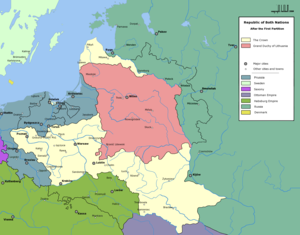 The Polish-Lithuanian Commonwealth after the First Partition (1772)