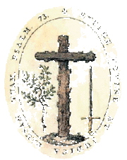 The seal of the Spanish Inquisition depicts the cross, the branch and the sword.