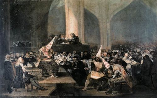 The Tribunal of the Inquisition as illustrated by Francisco de Goya